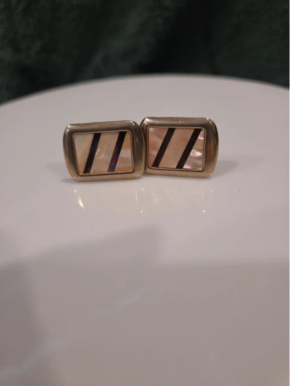 Vintage MOP inlay cufflinks